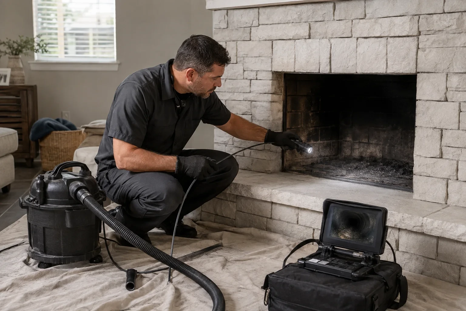 field — illustrative chimney & fireplace photography